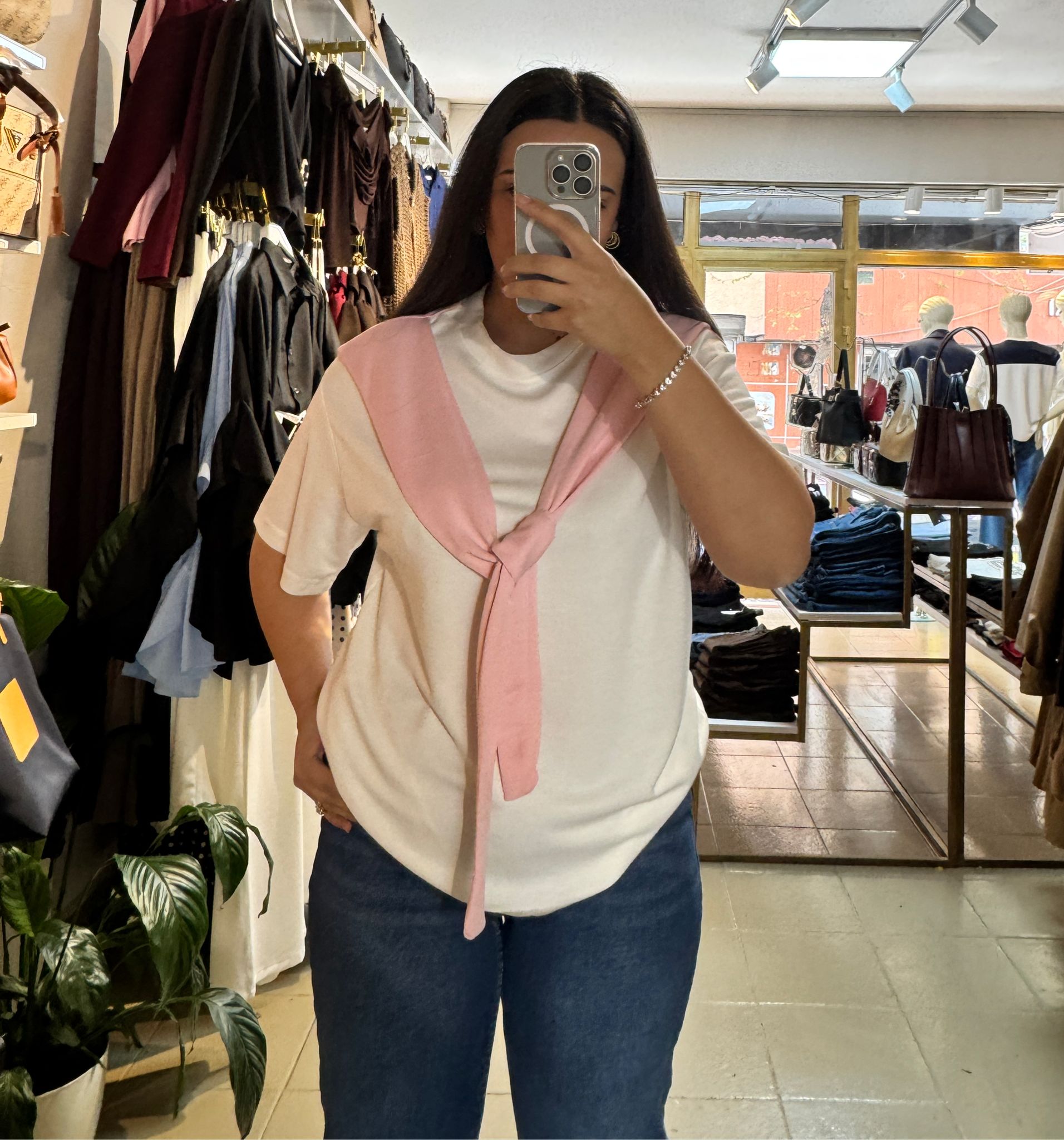 Fular Detay T-Shirt